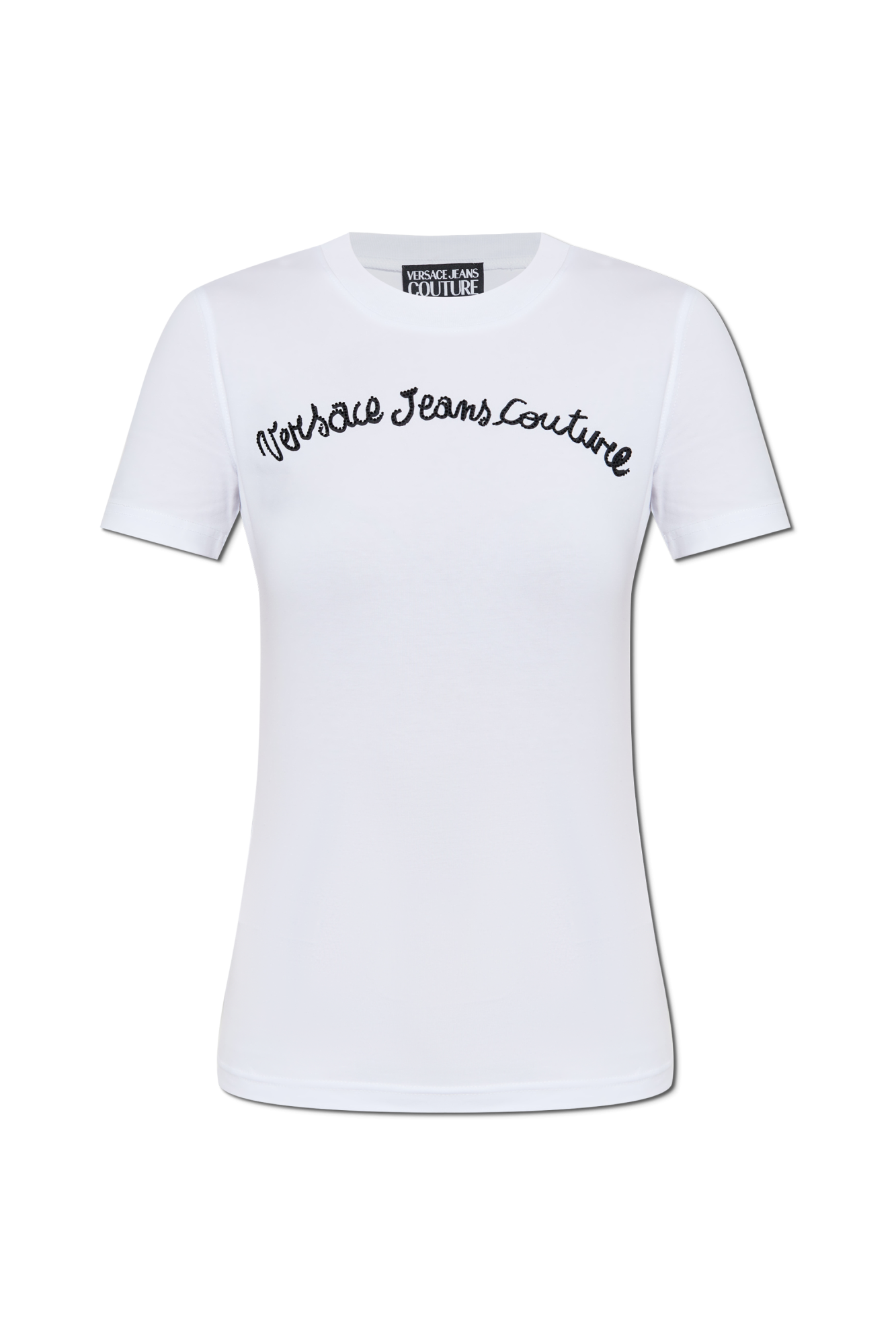 White T-shirt with logo Versace Jeans Couture - Vitkac Canada